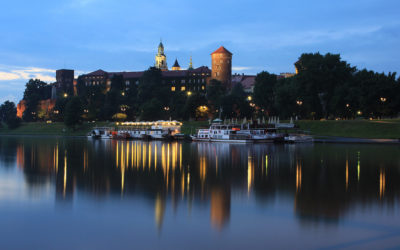 Wawel seen from Vistula river