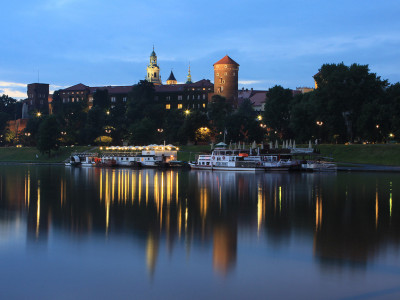 Wawel seen from Vistula river